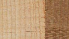 A sample of band sawn Douglas fir.